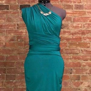 Green multi-functional dress